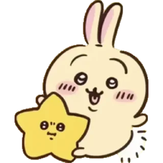 Telegram sticker 😊 Chiikawa usagi 2