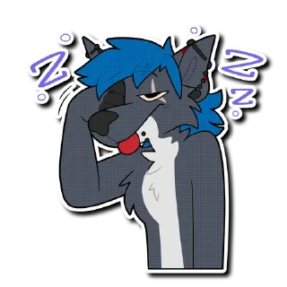 Video sticker 😴 Twitch & Larry