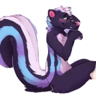 Telegram sticker 💚 Starfall Skunk Pack 3 of them