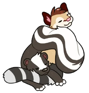 Video sticker 😴 Starfall Skunk Pack 3 of them