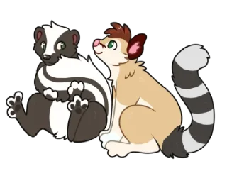 Sticker 🥰 Starfall Skunk Pack 3 of them