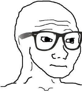 Telegram sticker 😂 Wojak / Feels Guy 2 - @WOJAK
