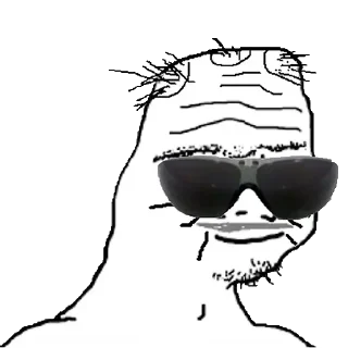 Telegram sticker 😂 Wojak / Feels Guy 2 - @WOJAK