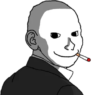 Video sticker 😂 Wojak / Feels Guy 2 - @WOJAK
