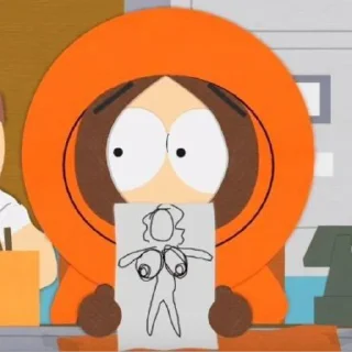Telegram sticker 🏵️ South Park::Kenny McCormick;;
