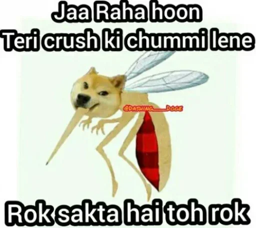Telegram sticker 🦟 @KeShU_nUt_hU(keshav hu) — @stckrRobot