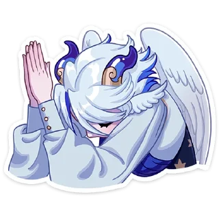Telegram sticker #️⃣ Гелия |@vkspoilertg