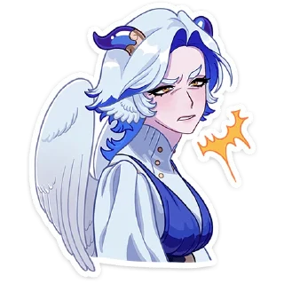 Telegram sticker #️⃣ Гелия |@vkspoilertg