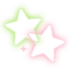 Sticker 🤩 Green & pink @prem0emoji