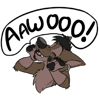 Телеграм стикер 🐺 Aengus_celtic_wolf