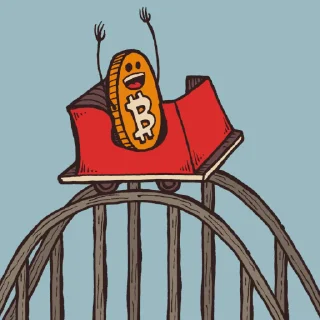 Sticker 🙌 Bitcoin Coaster