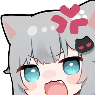 Telegram stiker 😠 Kitty