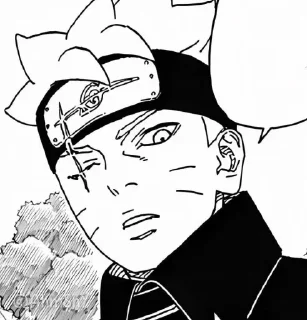 Sticker 🔷 - ᗷY @ahMshY 𓉮 . Boruto ( Manga )