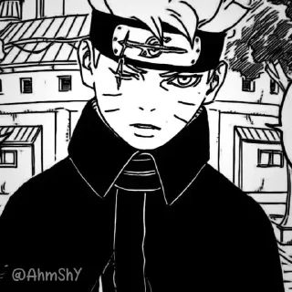 Video sticker 🔷 - ᗷY @ahMshY 𓉮 . Boruto ( Manga )