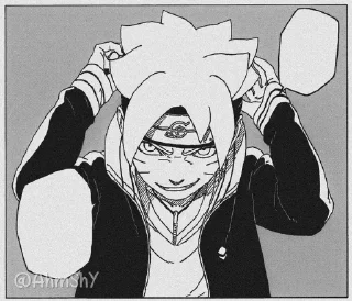 Telegram sticker 🔷 - ᗷY @ahMshY 𓉮 . Boruto ( Manga )