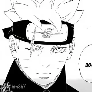 Video sticker 🔷 - ᗷY @ahMshY 𓉮 . Boruto ( Manga )