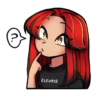 Telegram sticker 🤔 ELEVATE @elevate_team