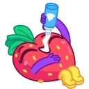 Video sticker 🤤 Sweety Strawberry
