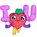 Video sticker ❤️ Sweety Strawberry