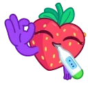 Video sticker 🦠 Sweety Strawberry