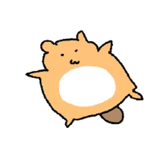 Telegram sticker ⭐ 뱅글뱅글 동물들 @moe_sticker_bot