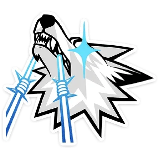 Telegram sticker 🐺 Волчара • @TgSticker