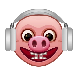 Телеграм стикер 🐷 POSHLAYA MOLLY by @ded_matt
