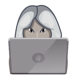 Телеграм стикер 👩‍💻 POSHLAYA MOLLY by @ded_matt