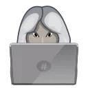 Video sticker 👩‍💻 POSHLAYA MOLLY by @ded_matt