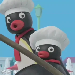 Video sticker ☁️ - ᗷY @ahMshY 𓉮 . Pingu