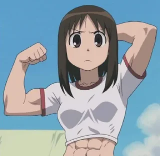 Телеграм стикер 💪 Bibonunes