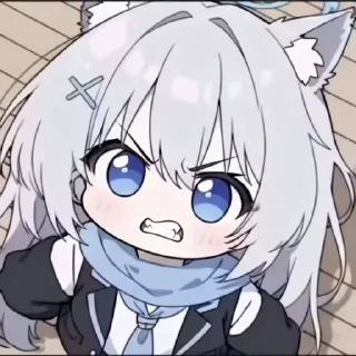 Telegram sticker 😡 放下助人情结，尊重他人命运的静态贴纸