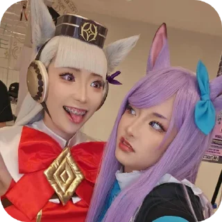 Telegram sticker 💇 Cute meme