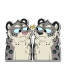 Telegram stiker ⚡ Snow Leopard