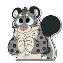 Telegram stiker 🐻 Snow Leopard