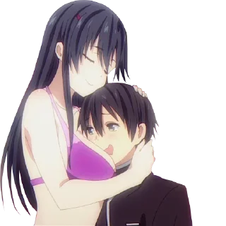 Telegram sticker 🍑 Oppai @ecchistickers @xvieravelyn