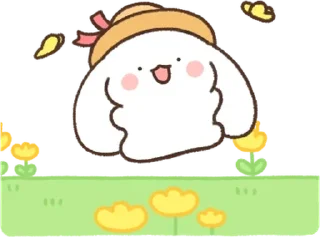 Telegram sticker 💬 망상토끼! 망붕이와 아붕이 By @KakaoEmoticon