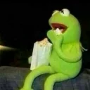 Video sticker 🍿 Kermit stfu