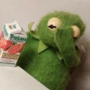 Video sticker 🍼 Kermit stfu