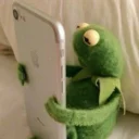 Telegram sticker 1⃣ Kermit stfu