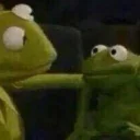 Telegram sticker 🙈 Kermit stfu