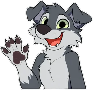 Sticker 👋 Wolfhounds by Makefox