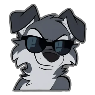 Telegram sticker 😎 Wolfhounds by Makefox