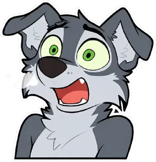Telegram sticker 😲 Wolfhounds by Makefox