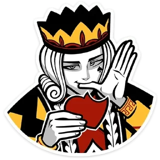 Video sticker ❤️ Король Пик
