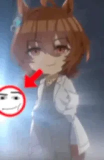 Telegram sticker 😊 Uma Musume Meme