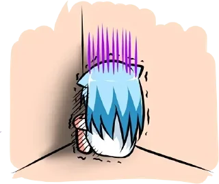 Telegram sticker 😓 cute
