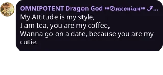 Telegram sticker ❤ OMNIPOTENT Dɾαɠσɳ Gσԃ's normie pack