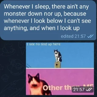 Sticker 😎 OMNIPOTENT Dɾαɠσɳ Gσԃ's normie pack