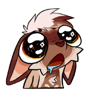Telegram sticker 🤤 LouBunno